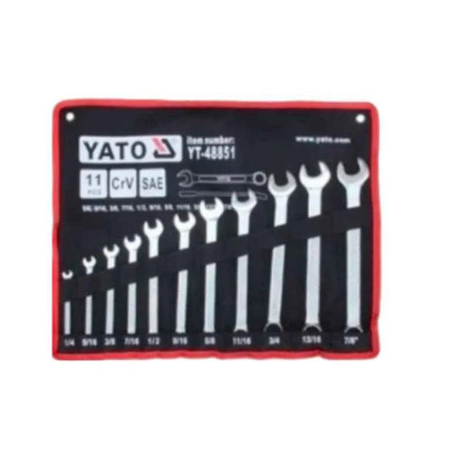 Yato Combination Spanner Set Yato 11Pcs Combination Spanner Set S.A.E