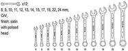 Yato Combination Spanner Set Yato 8Pcs Combination Spanner Set  YT-03611