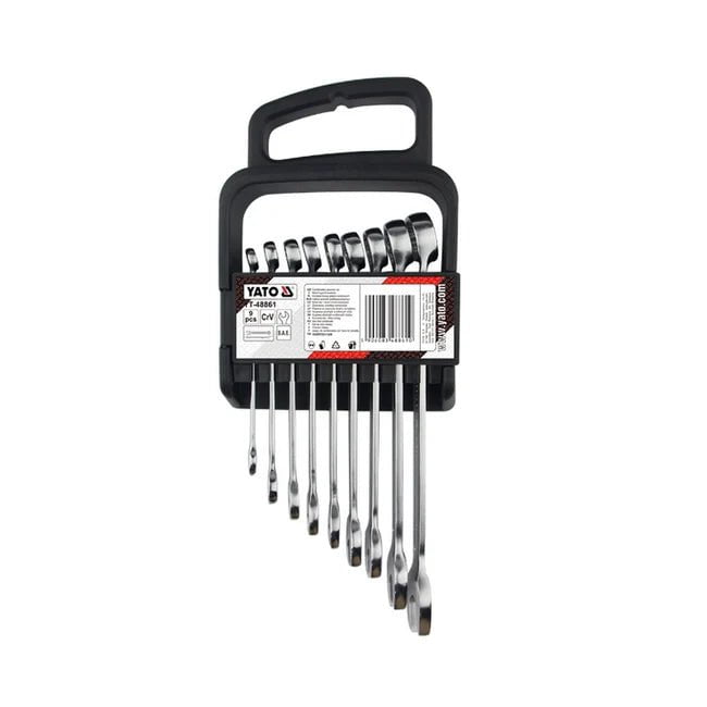 Yato Combination Spanner Set Yato 9PCS Combination Spanner Set -Inch YT-48861