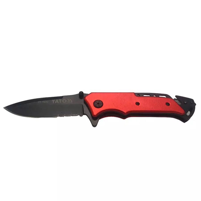 Yato Plier & Cutter Yato Folding Knife With Black Blade YT-76052