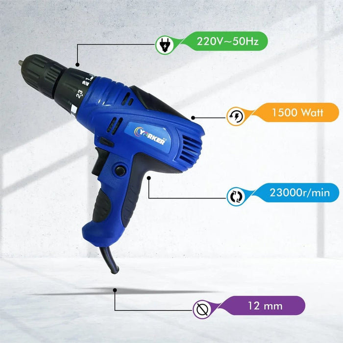 Yorker Electric ScrewDriver Yorker 10mm 280W Screw Driver YK-10B