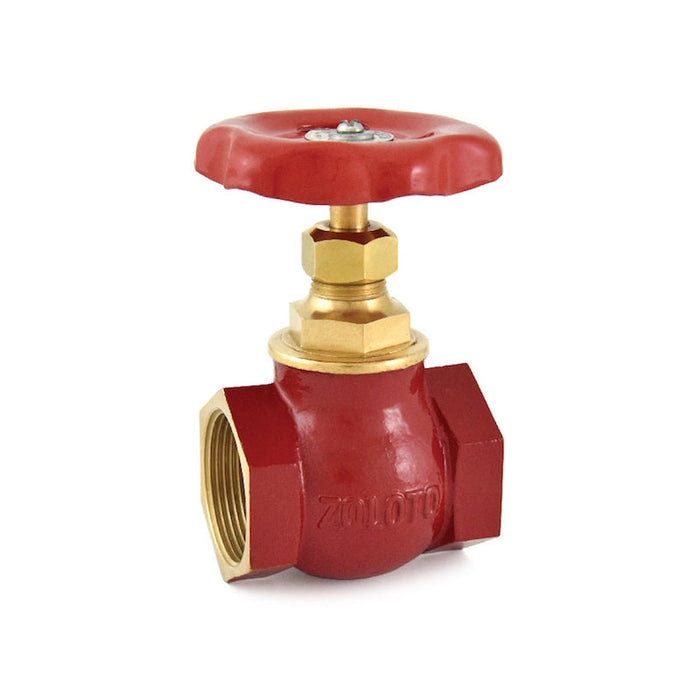 Zoloto Mechanical Valves Zoloto 1001 Bronze Globe Valve (Screwed).