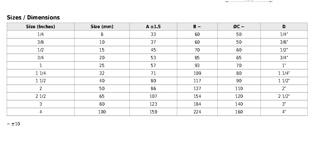 Zoloto Mechanical Valves Zoloto 1001 Bronze Globe Valve (Screwed).